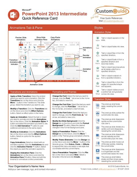 Quick Reference Guide Template PowerPoint Example 4