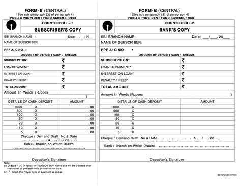 QuickBooks Deposit Slip Template Template