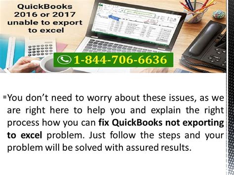 QuickBooks Export to Excel Not Working