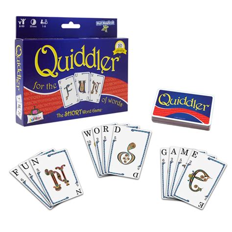 A senior playing a game of Quiddler