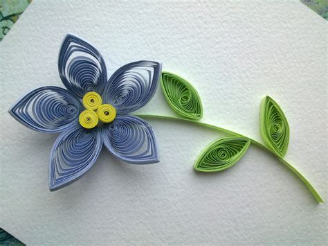 Quilling Paper Flower Technique