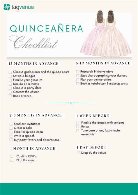 Quinceanera Planning Timeline