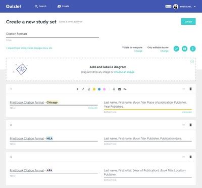 Quizlet Advanced Features