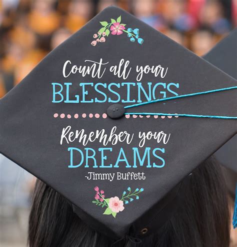 Quote Graduation Cap Topper