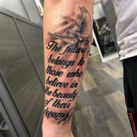 Quote sleeve tattoo ideas