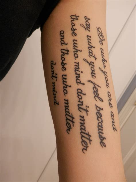 Quote tattoo designs for men