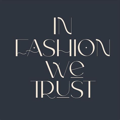 Quote Typography Fashion Design