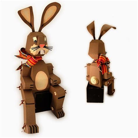 Rabbit jointed figure printable