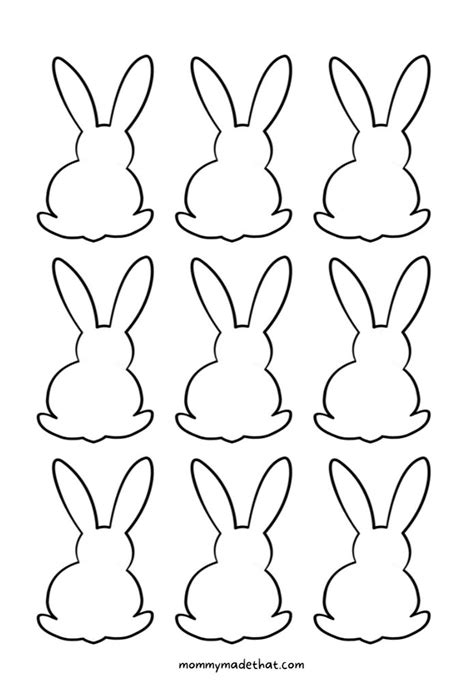 Rabbit Template for Educational Purposes