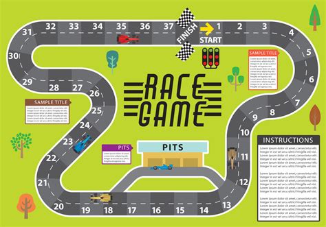 Racing Game Template Track Design