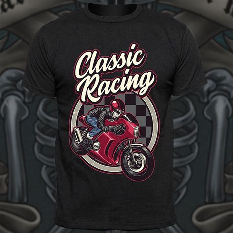 Illustrated Racing Shirt Template