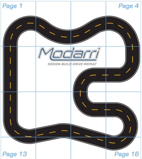 Racing Track Template 10