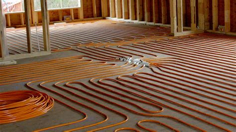 Image of a radiant floor heating system