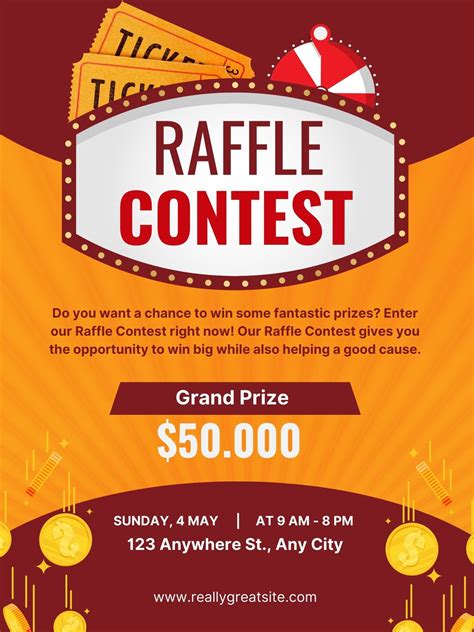 Raffle Flyer Templates