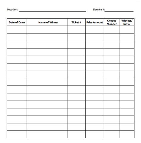 Raffle Template Distribution