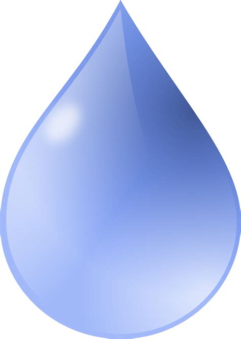 Rain Drop Vector Template Example