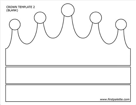 Free Rainbow Crown Templates