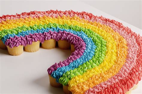 Rainbow Cupcake Cake