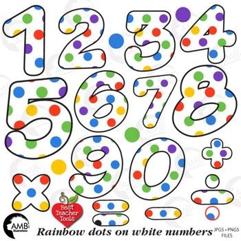 Rainbow Dot Numbers