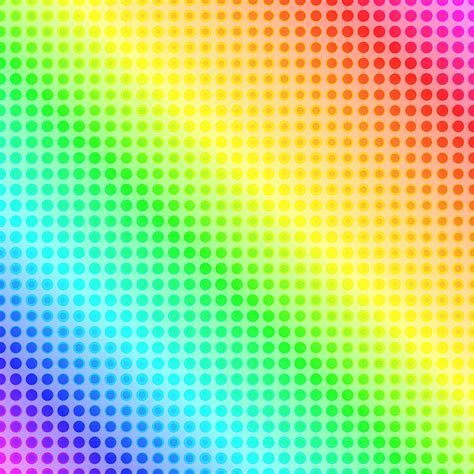 Rainbow Dot Patterns