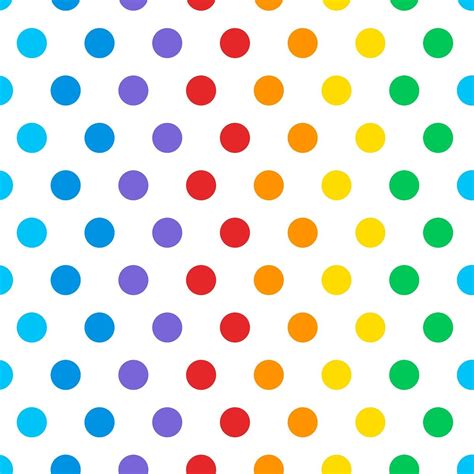 Rainbow Dot Shapes