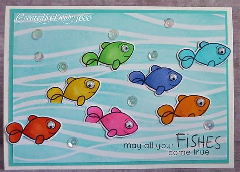 Rainbow Fish Card Making Example