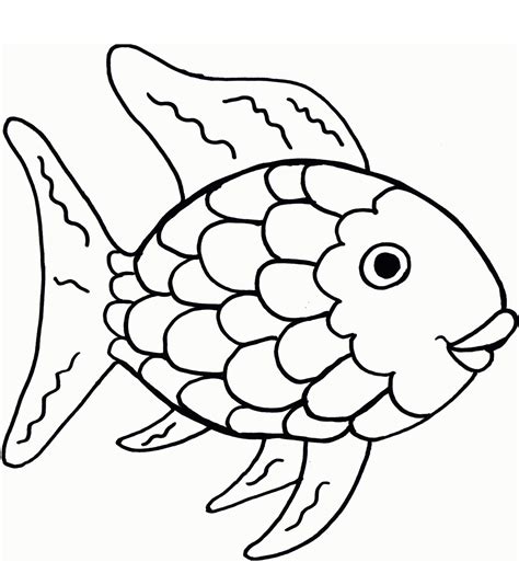 Rainbow Fish Coloring Book for Kids