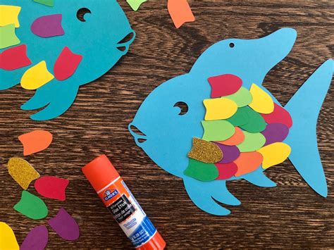 Rainbow Fish Craft Template