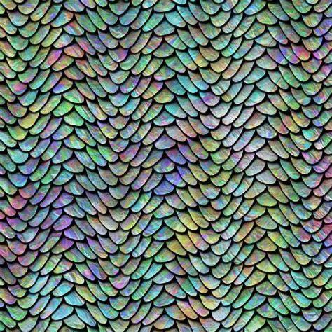 Rainbow Fish Scales Template