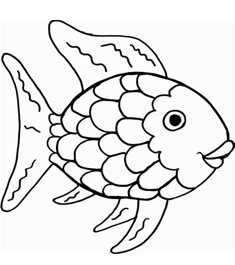 Rainbow Fish Template Free Printable Art For Kids