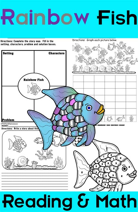 Rainbow Fish Worksheets Education