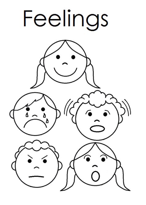 Rainbow Friends emotions coloring page