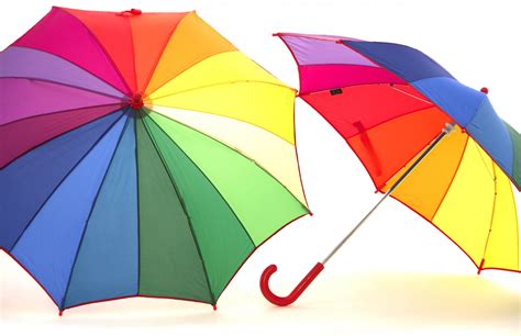 Rainbow umbrella template