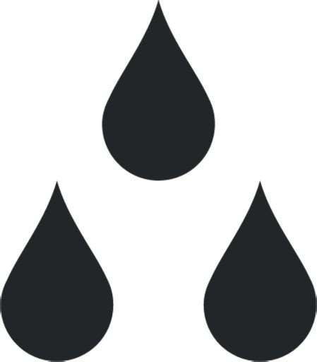 Raindrop icon template