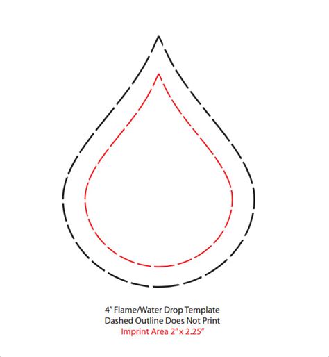 Raindrop Template 10