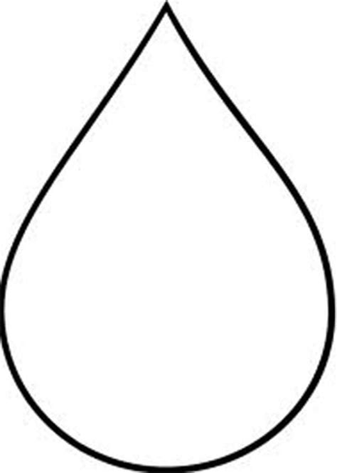 Raindrop template clipart