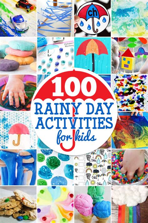 Rainy Day Activities for Kids Coloring Pages