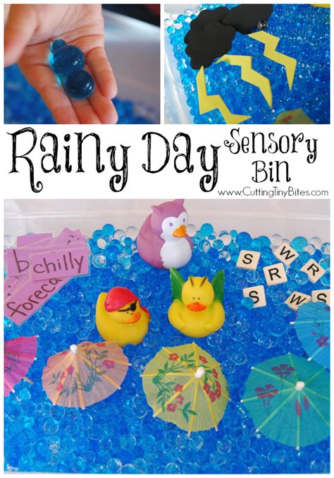 Rainy Day Sensory Bin