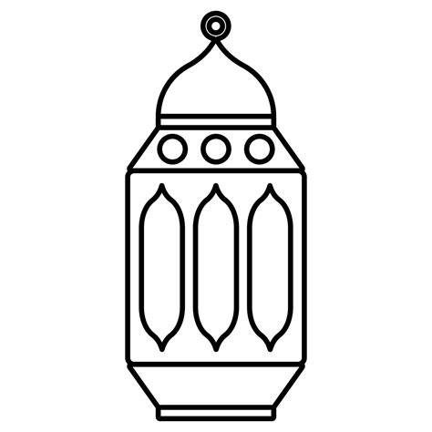 Ramadan Lantern Template 8