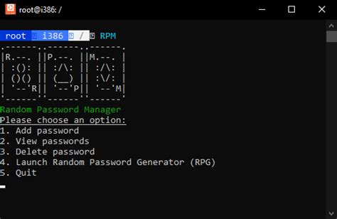 RAND and CHAR Password Generator