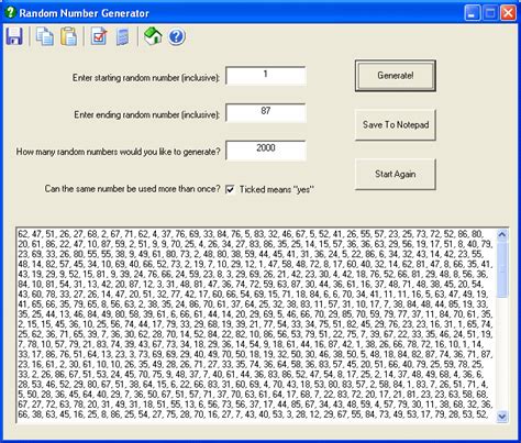 Random Number Generator Software