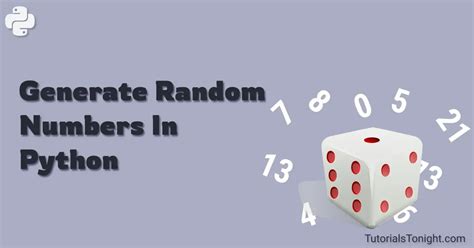 Random Number Generator Tutorials