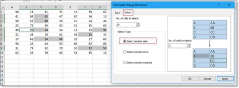 Using Formulas to Select Random Rows