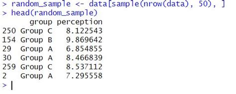 Understanding Statistics for Random Row Selection