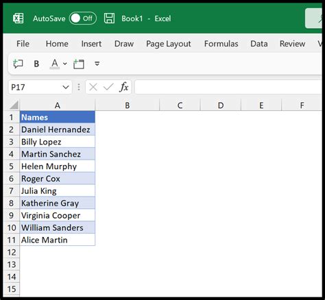 Random Sort in Excel Data