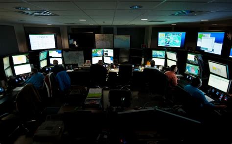 Range control operations team at Fort Dix Range Control