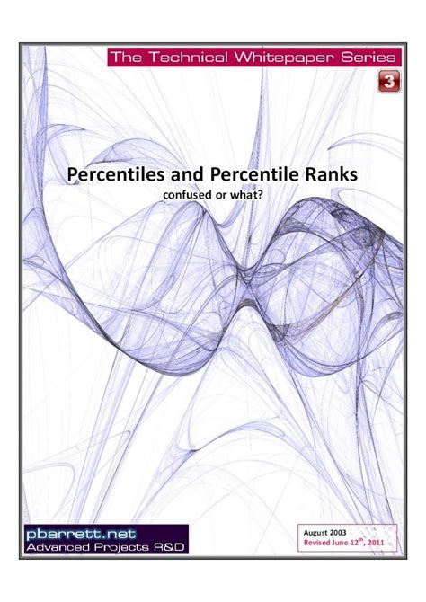 Rank and Percentile Tips