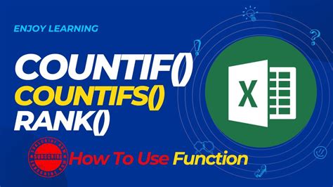 Rank Function with Countif