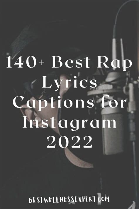 Rap Instagram caption template