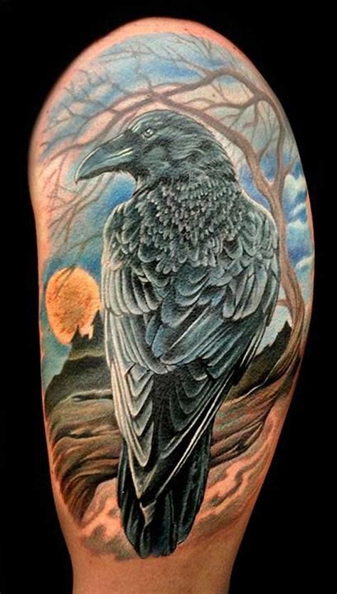 Raven tattoo designs